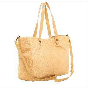 NWOT Joelle Hawkens Chryssie Croc Embossed Large Tote